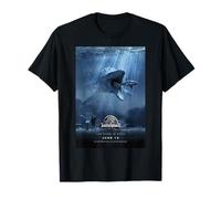 Jurassic World Mosasaurus Movie Poster Maglietta
