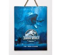 Jurassic World Mossa Wooden Poster 30 x 40 cm. DOCTOR COLLECTOR
