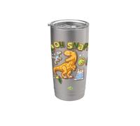 Jurassic World Oh Snap Dino Cookies Bicchiere termico in acciaio inox doppia parete