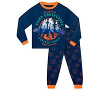 Jurassic World Pigiama Campo Cretaceo per Ragazzi Set Pigiama per Bambini 10-11 Anni Blu Marino