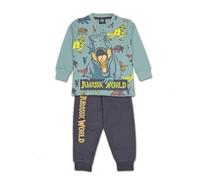 Sabor Jurassic World Pigiama Lungo Autunno Inverno Verde (3/4 Anni)