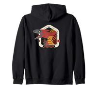 Jurassic World Pyroraptor Specs Felpa con Cappuccio