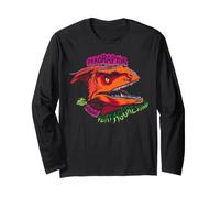 Jurassic World Pyroraptor Warning Maglia a Manica