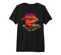 Jurassic World Pyroraptor Warning Maglietta Premium