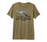 Jurassic World Raptor Running Club Maglietta Premium