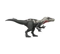 Mattel Jurassic World La Rinascita Predatori Giganti Chilantaisaurus, specie di dinosauro giocattolo di grandi dimensioni, 2 attacchi furiosi, gioco digitale, JGB95