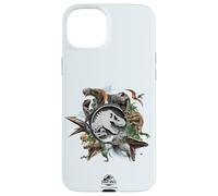 Jurassic World Rebirth Circle Logo Dinosaurs Custodia per iPhone 15 Plus
