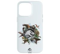 Jurassic World Rebirth Circle Logo Dinosaurs Custodia per iPhone 15 Pro Max