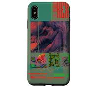 Jurassic World Rebirth Distortus Rex Neon Hybrid Custodia per iPhone XS Max
