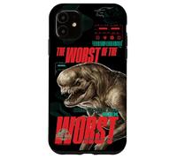 Jurassic World Rebirth Distortus Rex Worst Of The Worst Custodia per iPhone 11