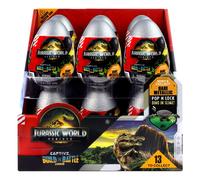 Jurassic World Rebirth Pop N Lock Breach Blind Box Captivz Build n Battle Din...