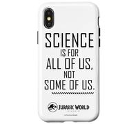 Jurassic World Rebirth Science Is For All Of Us Quote Custodia per iPhone X/XS
