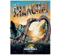 Jurassic World Rebirth Shangai Premiere - poster cm. 30 x 40