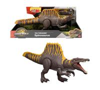 MATTEL JURASSIC WORLD LA RINASCITA - SPINOSAURO CODA LETALE, DINOSAURO SNODATO CON DUE MOSSE D'ATTACCO E RUGGITO SONORO