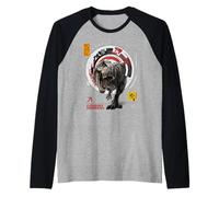 Jurassic World Rebirth T-Rex Covert Mission Maglia con Maniche Raglan