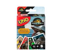 Mattel Games Uno Jurassic World La Rinascita Gioco Di Carte Per Bambini, Adulti E Serate In Famiglia, Mazzo Con Regole Speciali E Immagini Ispirate Al Film, Jft28