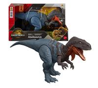 Jurassic World Rebirth Wild Roar Abelisaurus Figura Interattiva Dinosaura