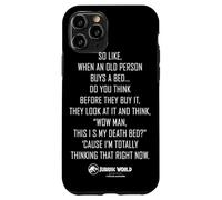Jurassic World Rebirth Xavier Dobbs Death Bed Quote Custodia per iPhone 11 Pro