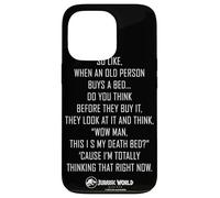 Jurassic World Rebirth Xavier Dobbs Death Bed Quote Custodia per iPhone 13 Pro