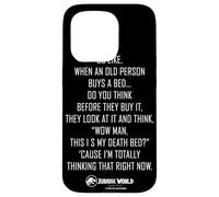 Jurassic World Rebirth Xavier Dobbs Death Bed Quote Custodia per iPhone 15 Pro