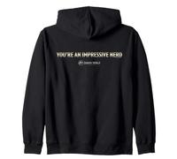 Jurassic World Rebirth You’re An Impressive Nerd Quote Felpa con Cappuccio