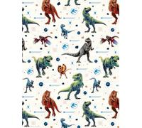 Jurassic World - Rotolo di carta da regalo, 4 m, motivo: dinosauro