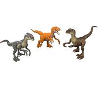 Jurassic World - Set di 4 dinosauri Raptors