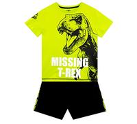 Jurassic World Set Maglietta e Pantaloncino per Ragazzi Dinosauro Outfit due Pezzi per Bambini Multicolore 9-10 anni