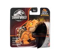 Jurassic World Snap Squad Attitudes - Statuetta di dinosauro Stegosauro