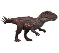 Mattel Jurassic World - Metriacanthosaurus Ruggito Selvaggio, dinosauro snodato