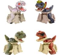 JURASSIC WORLD Survival Instincts BOX 4 UOVA trasformabili in dinosauri HTP69