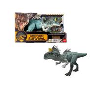 Mattel Jurassic World - Cryolophosaurus Ruggito Selvaggio, dinosauro snodato con luci e suoni, premi il tasto e attiva ruggiti feroci e mosse d'attacco feroci, JKL80