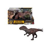 Mattel Jurassic World - Metriacanthosaurus Ruggito Selvaggio, dinosauro snodato