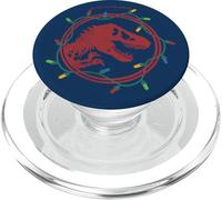 Jurassic World T-Rex Christmas Lights PopSockets PopGrip per MagSafe