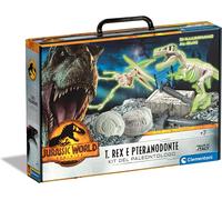 Jurassic World T Rex e Pteranodonte Kit del Paleontologo 19306 Clementoni 7 Anni