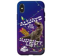 Jurassic World T-Rex Naughty List Custodia per iPhone X/XS