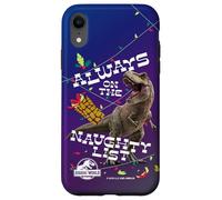 Jurassic World T-Rex Naughty List Custodia per iPhone XR