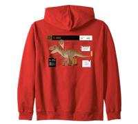 Jurassic World T. Rex Profile Felpa con Cappuccio