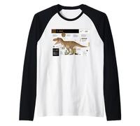 Jurassic World T. Rex Profile Maglia con Maniche Raglan