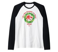 Jurassic World Tis The Season To Roar Sister Maglia con Maniche Raglan