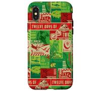 Jurassic World Twelve Days of Dinosaurs Custodia per iPhone X/XS