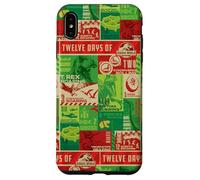 Jurassic World Twelve Days of Dinosaurs Custodia per iPhone XS Max