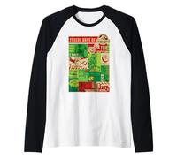 Jurassic World Twelve Days of Dinosaurs Maglia con Maniche Raglan