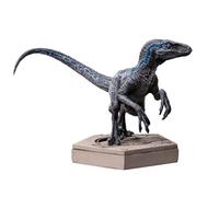 Jurassic World Velociraptor B Statua blu in resina altamente dettagliata, alta 7