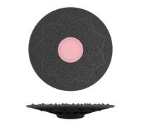 JurciCat 30 Cm Balance Board Per Allenare L'equilibrio Per Adulti e Bambini Balance Board Semisferica Con Base Antiscivolo Per Istruttori Di Yoga e Palestra Per Migliorare L'equilibrio (Rosa）