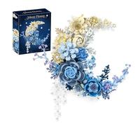 JurciCat 934 Pezzi Kit Di Costruzioni Floreali Bouquet Di Fiori e Rose Fiori Artificiali Costruzioni Giocattolo Per Donne Ragazze Compleanno Festa Della Mamma Natale Decorazione casa Regalo