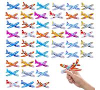 JURENEE 45 Pezzi Aereo Polistirolo per Bambini, Mini Aereo Gommapiuma, Assemblaggio fai da te di Mini Giocattolo, Giocattoli da Esterno, Adatto per i Regali di Festa di Compleanno dei Bambini