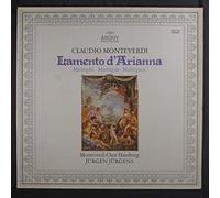 JURGEN JURGENS - monteverdi: lamento d'arianna LP