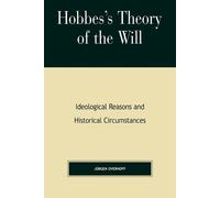 Jurgen Overhoff Hobbes's Theory of Will (Tascabile)