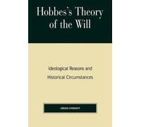 Jurgen Overhoff Hobbes's Theory of Will (Tascabile)